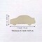 20pcs Wooden Car Shaped Cutouts DIY Crafts Car Unfinished Wood 3.94 x 1.61 x 0.1 inches